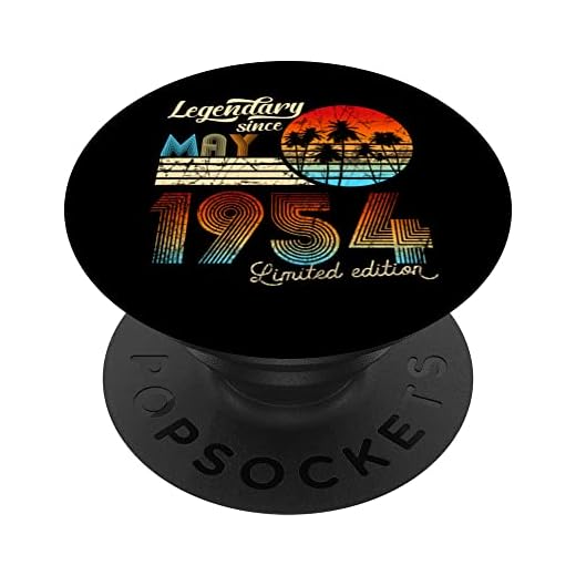 Legendario De Cumpleaños Desde Mayo De 1954 Regalo. PopSockets PopGrip Intercambiable
