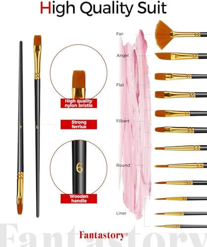 Fantastory Acrylic Paint Set, 24 Classic Colors thumb #3