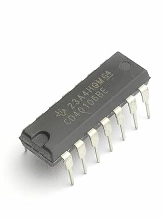 CD40106BE CD40106 CMOS Hex Schmitt-Trigger Inverters Fit Texas Instruments (Pack of 5pcs)