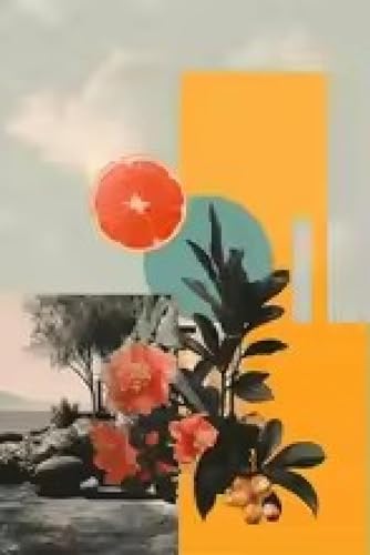 Impression sur toile de plantes fruitières aux couleurs vibrantes