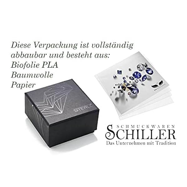 STERLL Collar de plata maciza de ley 925 para hombre con colgante de cruz de plata, con caja de joyería, idea de regalo para hombre o amigo