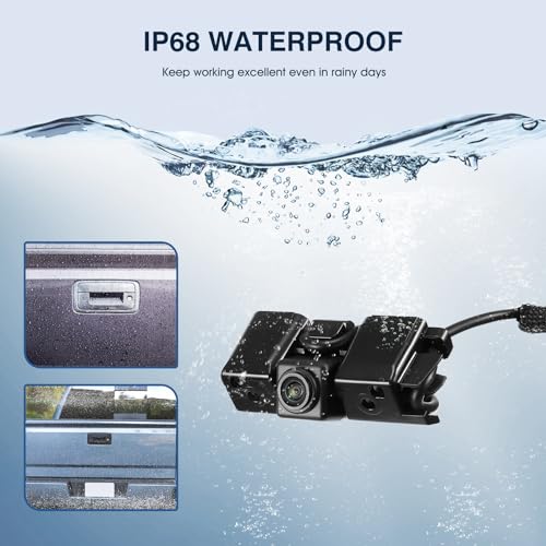 Image of Rear View Backup Reverse Camera Fit for Chevy Silverado, Fit for GMC Sierra 1500 HD 2500 HD 3500 HD 2016-2018,Safety Parking Back Up Assist Camera OE Number 84062896