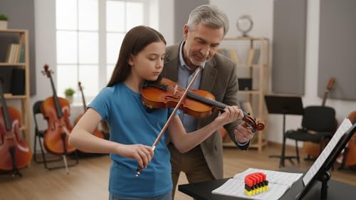 Image of Blue Panther Practice Rubber Mute for Violins & Viola - Silent Practice Tool, Violin Accessory (Pack of 1)