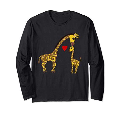 Giraffe Lovers T-Shirt Really Like Giraffes Baby Zoo Gift Langarmshirt