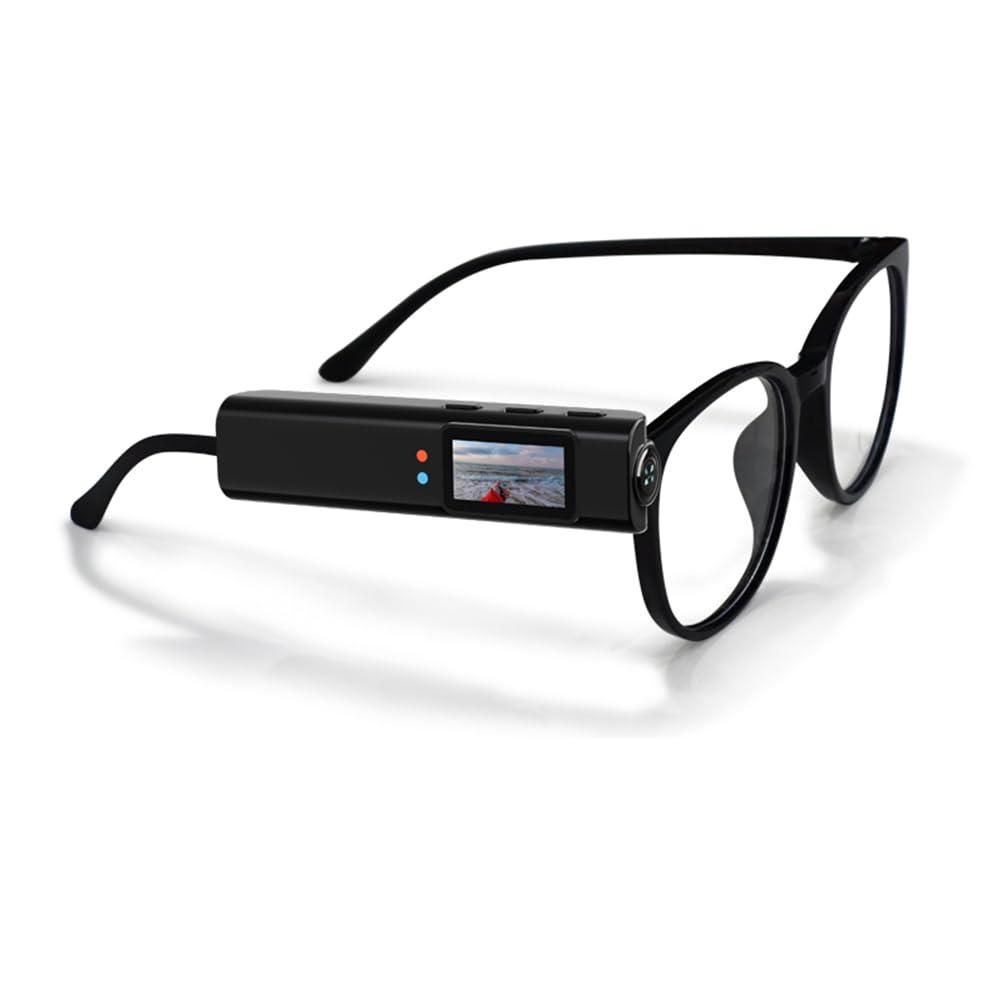 FPV Action Camera for Glasses, 2.7K 12MP Video Portable Hands-Free POV Camera, 110° Wide Angle Mini Body, Voice Messages and First Person View with Clip for Travel-picture-20