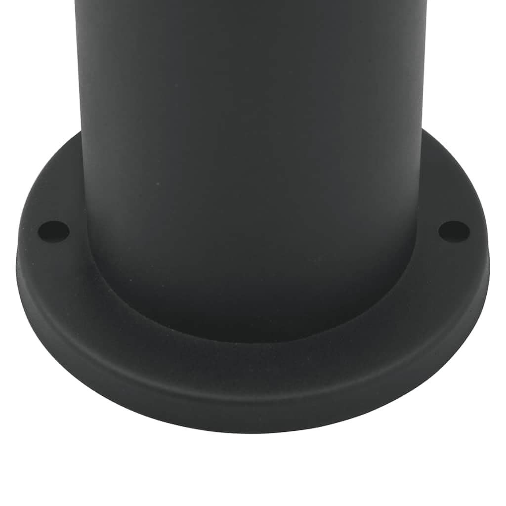 Lampada a colonna con sensore, 50 cm, in acciaio inox, IP44, lampada da terra per esterni con sensore di movimento PIR, attacco E27, resistente alle intemperie, moderna, per giardino