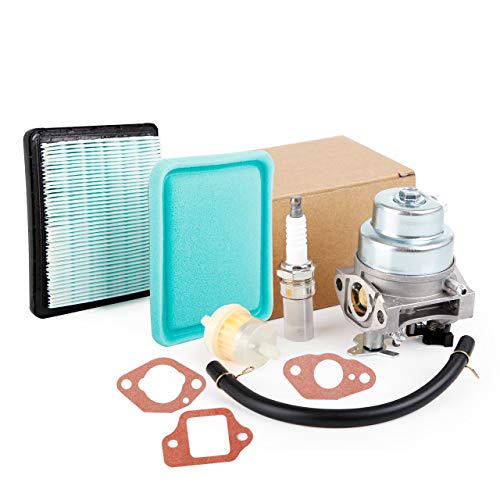 CarBole Carburador GCV160 con Filtro de Combustible, Filtro de Aire y Filtro Compatible Para Motores GCV160A GCV160LA GCV160LE GCV160A0 - Compatible Con Más Modelos de Cortadoras de Césped Honda