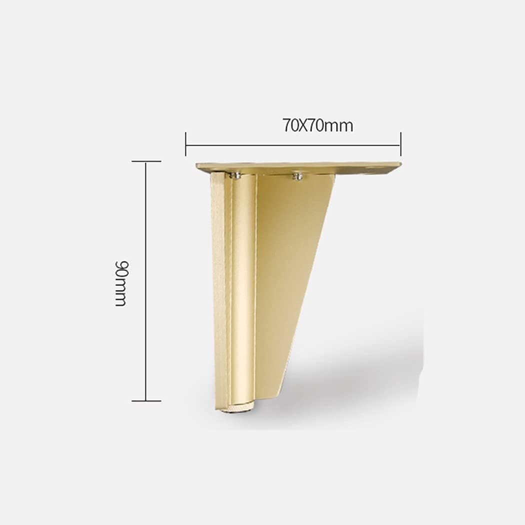 piedini per mobili. Gambe for mobili regolabili Gambe di supporto for mobili in lega di alluminio Gambe for mobili Gambe for divani e comodini Gambe for tavoli da appoggio Gambe in metallo 4 pezzi(25c