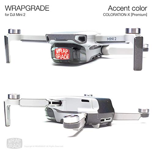 Wrapgrade Skin kompatybilny z DJI Mini 2 | Kolor akcentujący (COLORATION-X)