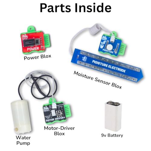 WitBlox DIY Smart Irrigation School Project Kit with Free Online Class | STEM Learning| Automatic Watering System| Sensors & Pump | Kids Science Fair Exhibition | Birthday Gift for Age 8 9 10 11 12 | - Image 2