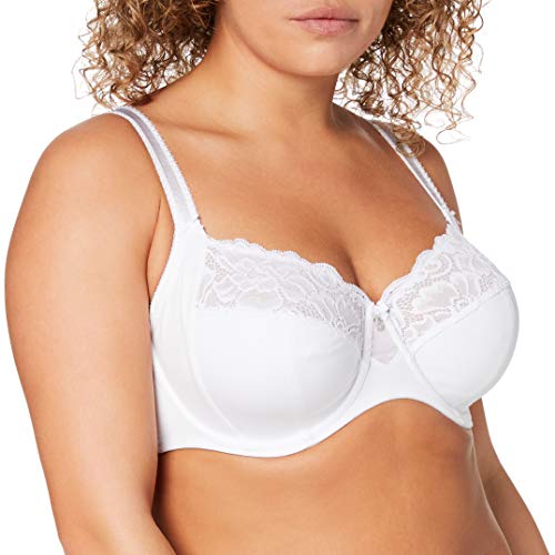 Bestform Women's Cocoon Non-Padded Wired Bra, White (Blanc), 32F