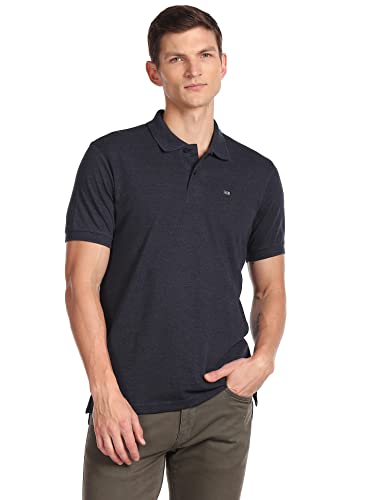 Image of Arrow Sport Solid Polo T-Shirt for Men - Regular Fit, Cotton Half Sleeves Mens Tshirt