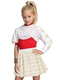 Mosong Girls Cheerleader Costume for nova zombies 4 costume nova Kids Cute Dress up Accessories MS110XL