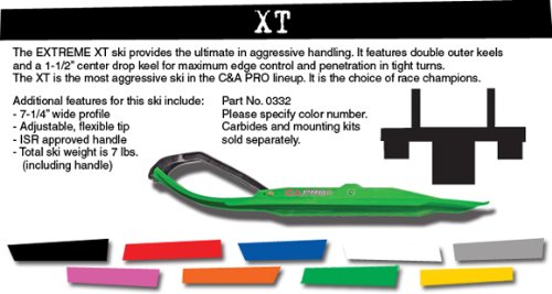 Pair of Green C&A Pro XT 7 1/4