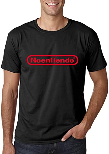 Noentiendo Gamer - Camiseta Manga Corta (S, Negro)