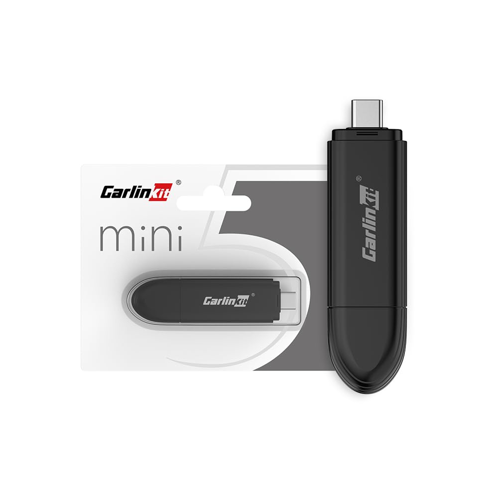 Carlink Mini SE Adattatore Carplay Cablato A Wireless Connessione Senza Soluzione Di Continuà Per Aggiornamento Di Intrattenimento Per Auto Wi-Fi Carplay Ble Cablato