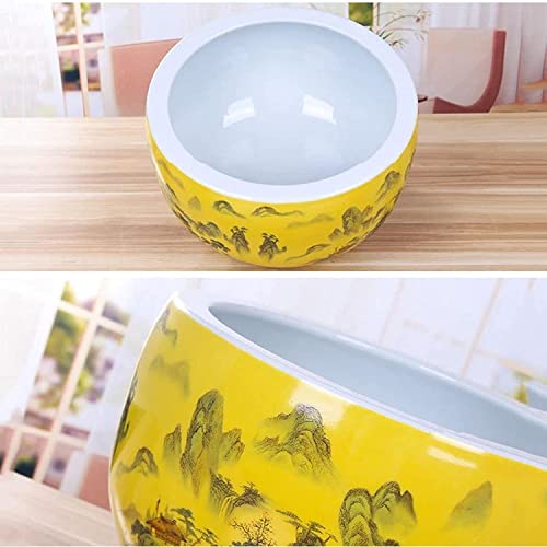 Récipient hydroponique céramique étanche pour éviter les fuites d'eau des pots de fleurs - 5