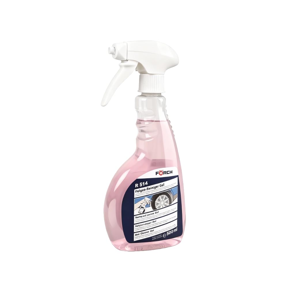 3x FÖRCH Felgenreiniger Gel R514 500 ml – Materialschonende Tiefenreinigung für Alu- & Stahlfelgen