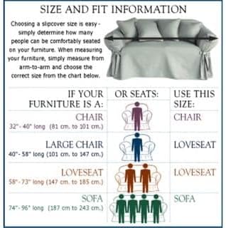 Classic Slipcovers Toile Print Sofa Slipcover