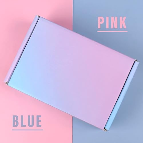 Miniatura 4 de Paquete de 50 cajas de envío pequeñas de cartón corrugado para embalaje de pequeñas empresas, 6 x 4 x 2 pulgadas, cajas de regalo con gradientes