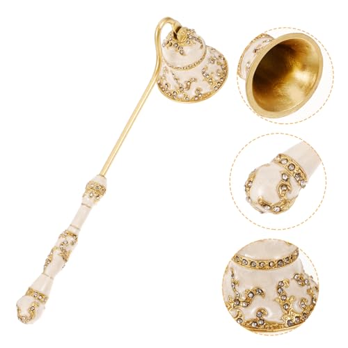 HOLIDYOYO Vintage Decorative Candle Snuffer Long Handle Unique Candle Wick Flame Snuffer