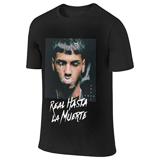 Ireser Anuel Aa - Camiseta casual de manga corta para hombre con cuello redondo, Como se muestra en la imagen, S