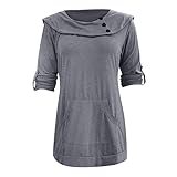 damens Kurzarm t Shirts Tunika Bluse v-Ausschnitt Damen Tops Swing solide Hemd für Frauen lose einfarbig Bluse Business Bluse büro t Shirts Sommer obeiteile einfache t Shirts