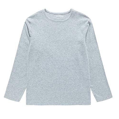 UNACOO Kids Long Sleeve Shirts Girls Shirts Boy's Cotton Long Sleeve Shirts Layer Shirts Regular Fit (Age 3-12 Years)