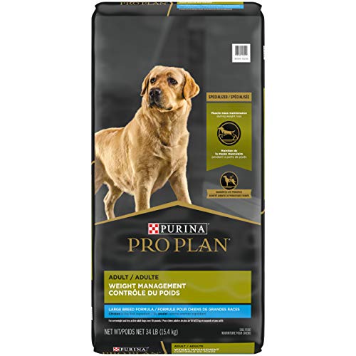 Purina Pro Plan Low Fat Large Breed Weight Management Dry Dog Food, FOCUS Weight Management Large Breed Formula - 34 lb. Bag