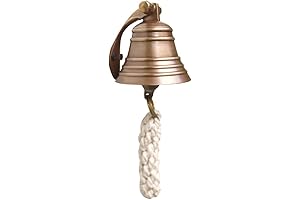 2" Antique Brass Bell: A Timeless Nautical Accent for Diverse Settings