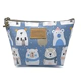 HUNGER Flower Print Make-Up Cosmetic Tote Bag Carry Case , 14 Patterns (P1141705)