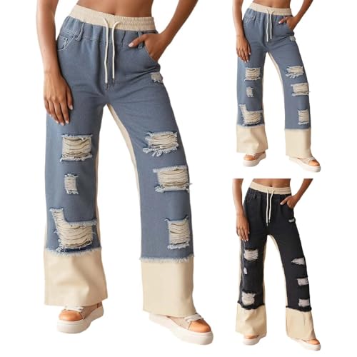 Pantalones vaqueros holgados rectos estilo hip hop y ropa de calle retro 2