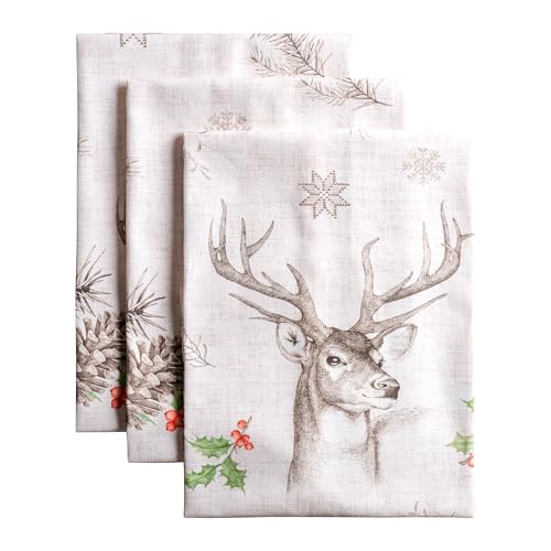 Maison d' Hermine Kitchen Towels Set of 3 100% Cotton 70 CM x...