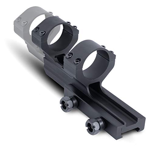 Monstrum Offset Adjustable Spacing Extended Scope Mount with Picatinny Base | 30 mm Diameter