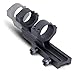 Monstrum Offset Cantilever Adjustable Spacing Scope Mount with Picatinny Base | 30 mm Diameter