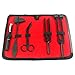 PRECISE CANADA: Limited Edition - Full Tactical Black - Grudge Style Set of 5 PCS Reflex Percussion Taylor Hammer + PENLIGHT + Tuning Fork C 128 C 512 + Bandage Scissors 5.5