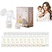Handmilchpumpe,Manuelle Milchpumpe,Breast Pump,Tragbare Milchpumpe,Baby Breast Pump,Manuelle Stillpumpe,Komfortable und Kompakte Milchpumpes,Leichte und Leise Milchpumpes für Unterwegs