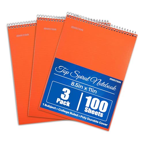 Carnet de notes à spirale avec couverture résistante à l'humidité