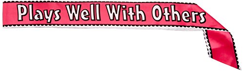 Plays Well With Others Satin Sash Party Accessory (1 count) (1/Pkg)