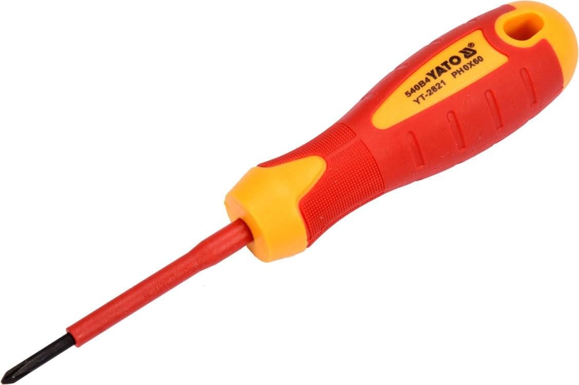 Insulated Screwdriver, 1000 V, PH0 x 60 mm
