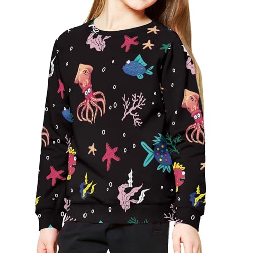 Modysero Casual Graphic Kids Hoodies Spring Fall Long Sleeve Loose Fit Pullovwer Hoodie for Boys4