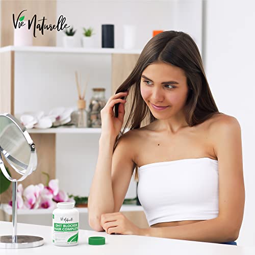 image for Vie Naturelle DHT Blocker Supplement & Hair Supplement - Hair Growth V