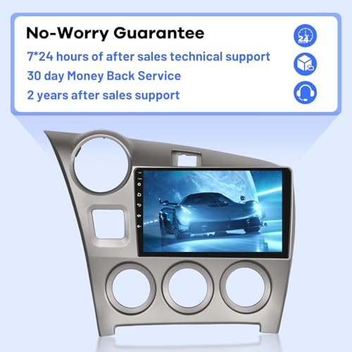 Radio Android 9 pulgadas para Toyota Matrix 2009-2014 miniatura 7