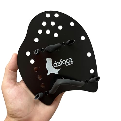 Palmar de Natação Hand Paddle DF4051-P Pequeno Preto Dafoca Sports