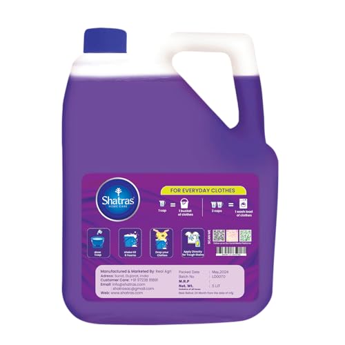 Image of Liquid Detergent | Perfect Wash for Front & Top Load Washing Machines | Long-Lasting Freshness | Gentle on Clothes | Color Safe & Fabric Care Concentrated Bio-Enzyme Stain Remover