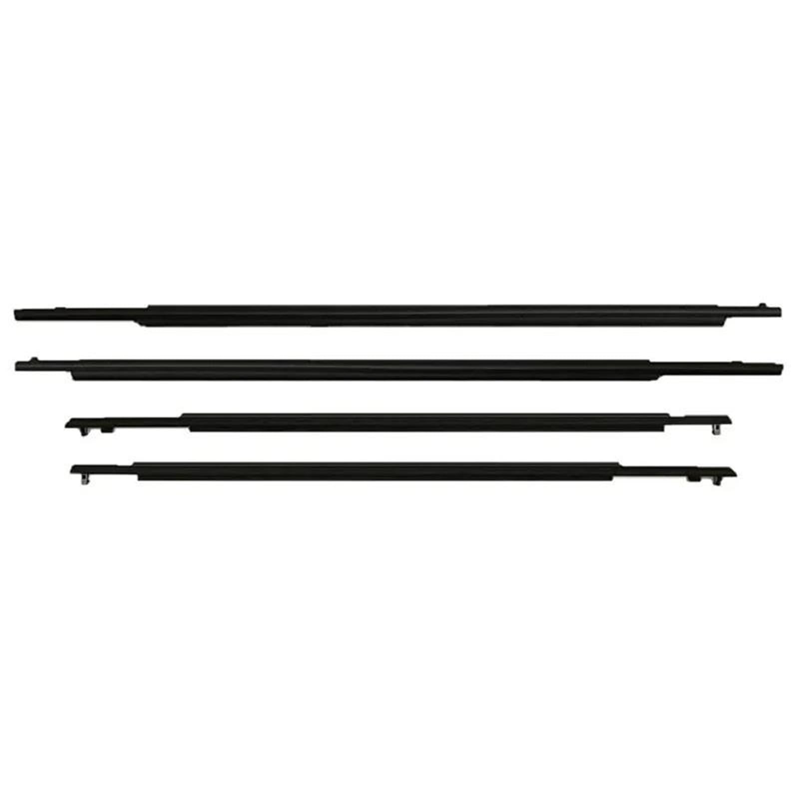 Yuqudgelky One Color For Toyota For Prius 2010 2011 2012 2013 2014 2015 4Pcs Black Car Window Moulding Weatherstrip Seal Belt