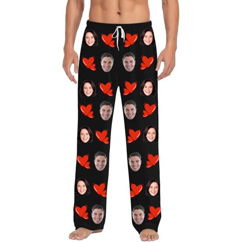 Personalized Pajama Pants with Face for Men Women Soft Custom Pajama Pants Funny Customized Christmas Pajamas2