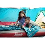 Coleman Kids 50°F Sleeping Bag for Children up to 5ft Tall, Glow in The Dark Design, Machine Washable - Image 3
