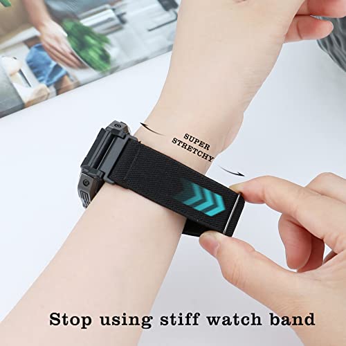 Folavii AMAZTIM-STRETCHY-B.B.G 3 Pack Elastic Band Compatible With Kospet Tank M1 Pro/Amaztim C20 1.71 Inch Military Sports Smart Watch/Slothcloud Smart Watches/C20 Military Smart Watch thumb #4