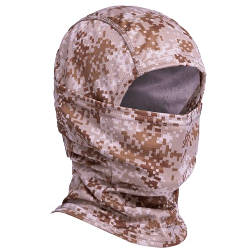 Image of Camo Balaclava Face Mask for Man and Women-Hunting,Skiing,Motorcycle Windproof,UV Protection&Military Training